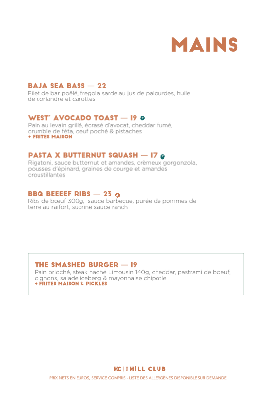 Menu The Hill Club-3