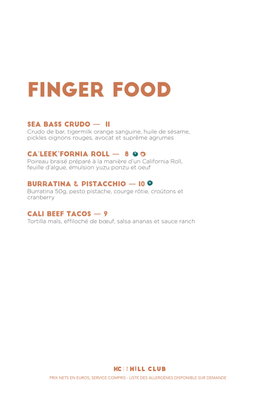 Menu The Hill Club-4