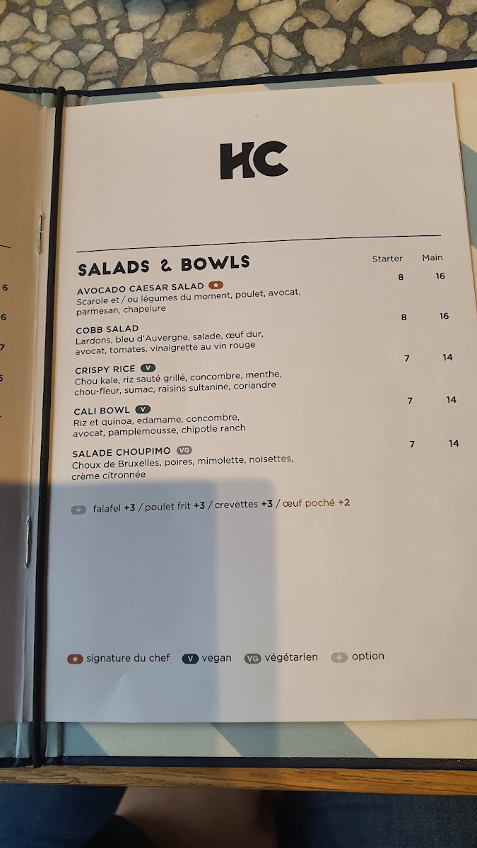 Menu The Hill Club-9